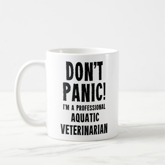 Taza De Café Veterinario acuático (Izquierda)