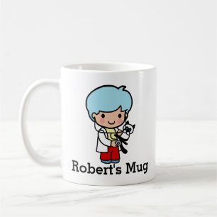Taza De Café Veterinario con gato gatito