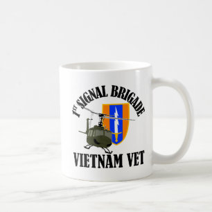 Taza De Café Veterinario de Vietnam - 1r Bde de los Sig