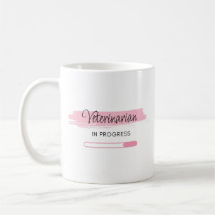 Taza De Café Veterinario En Curso - Personalizado