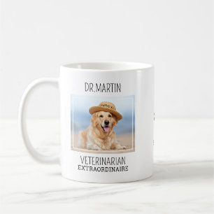 Taza De Café Veterinario Mascota de café. Gracias veterinario.