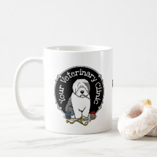 Taza De Café Veterinario Oveja Inglés Gray 1 Cute Vet
