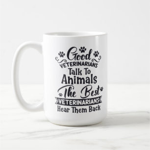 Taza De Café Veterinarios Divertidos Buenos Hablan con Animales