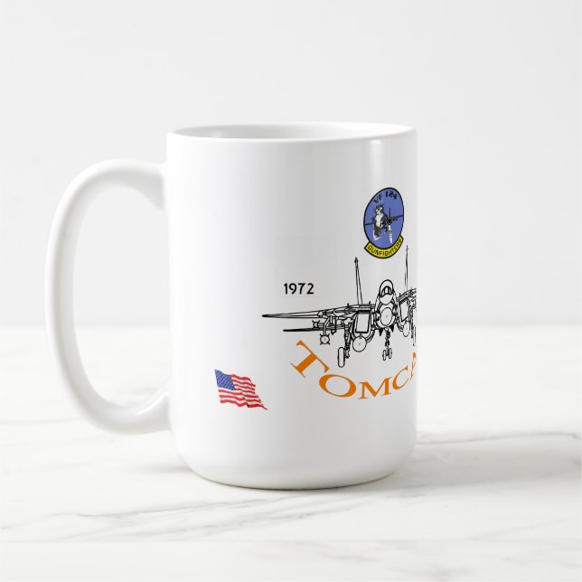 Taza De Café VF-123 Gunfighters - F-14 Tomcat (Izquierda)