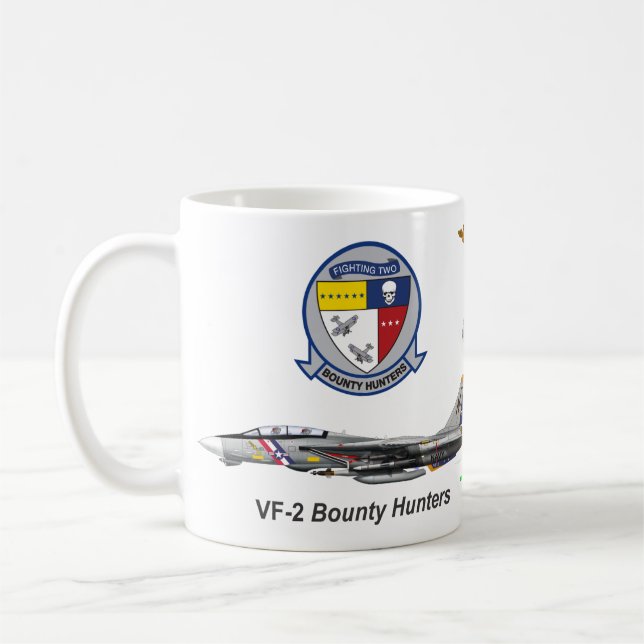 Taza De Café VF-2 generosidad F-14 Tomcat (Izquierda)