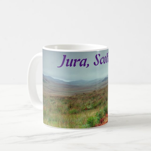 Taza De Café Vía de la Isla de Jura, Escocia (Anverso izquierdo)