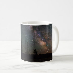 Taza De Café Vía Láctea sobre el lago Firehole