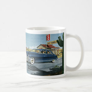 Taza De Café Viajando con la familia vintage, última estación d