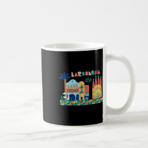 Taza De Café Viajar Barcelona España Europa Vacaciones familiar