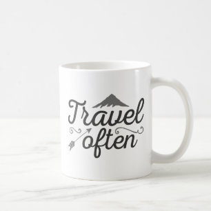 Taza De Café Viajar con frecuencia