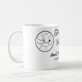 Taza De Café Viajar despedida de soltera añadir nombre fecha se