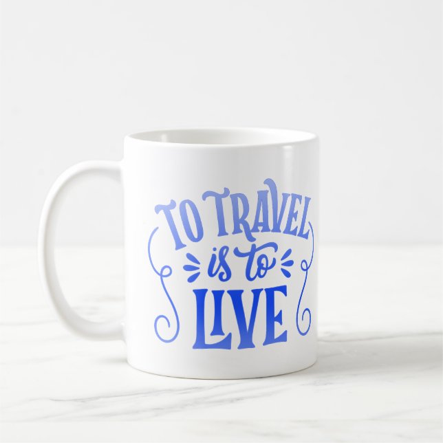 Taza De Café viajar es vivir (Izquierda)