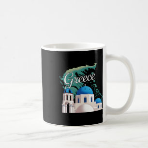 Taza De Café Viajar Europa Grecia Atenas Santorini Creta Griego