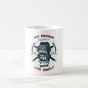 Taza De Café Viajar Lejos Y Amplios