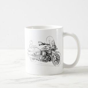 Taza De Café Viaje 2011 de VStar 950 de la estrella