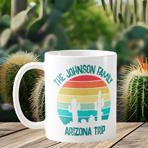 Taza De Café Viaje al desierto de personalizado Cactus Sunset A