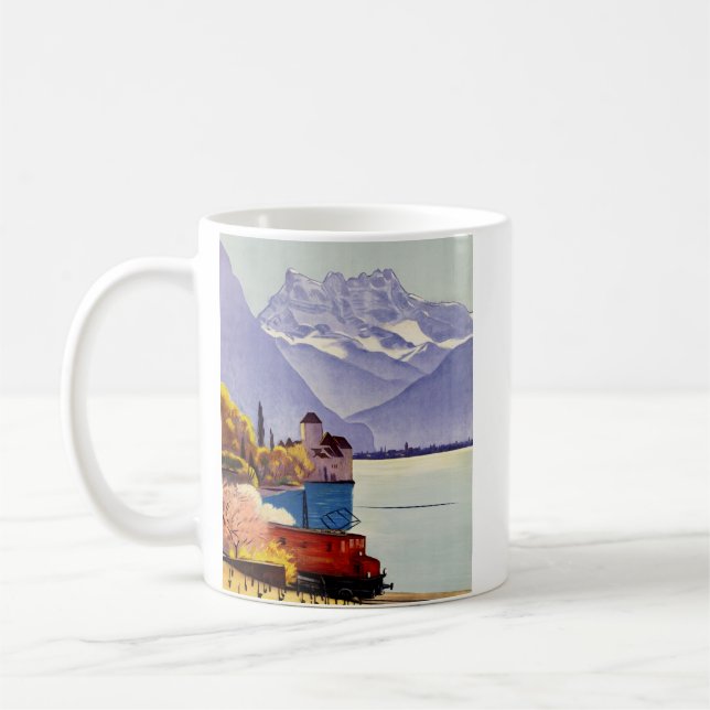 Taza De Café Viaje al Lago de Ginebra (Izquierda)