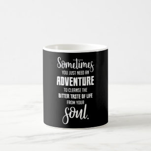 Taza De Café Viaje Citas de viaje Aventura Cita Regalo Idea