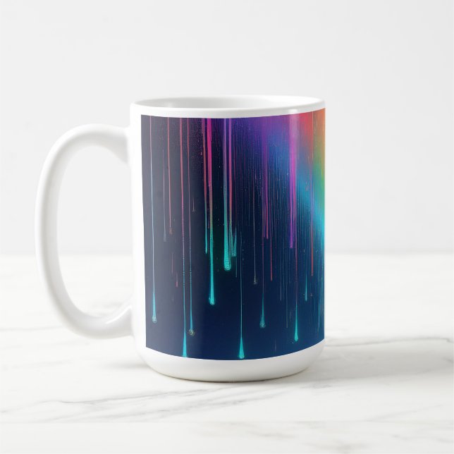 Taza De Café Viaje con gota de arcoiris (Izquierda)