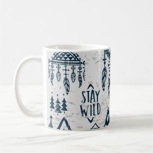 Taza De Café Viaje de aventura vintage set.