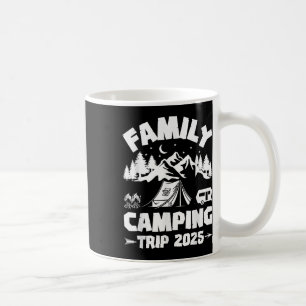 Taza De Café Viaje de camping familiar 2025 con equipo de veran