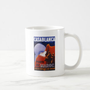 Taza De Café Viaje de Casablanca Vintage