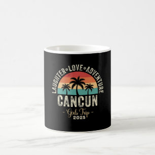 Taza De Café Viaje de chicas a Cancun 2025 Vacaciones de amigas