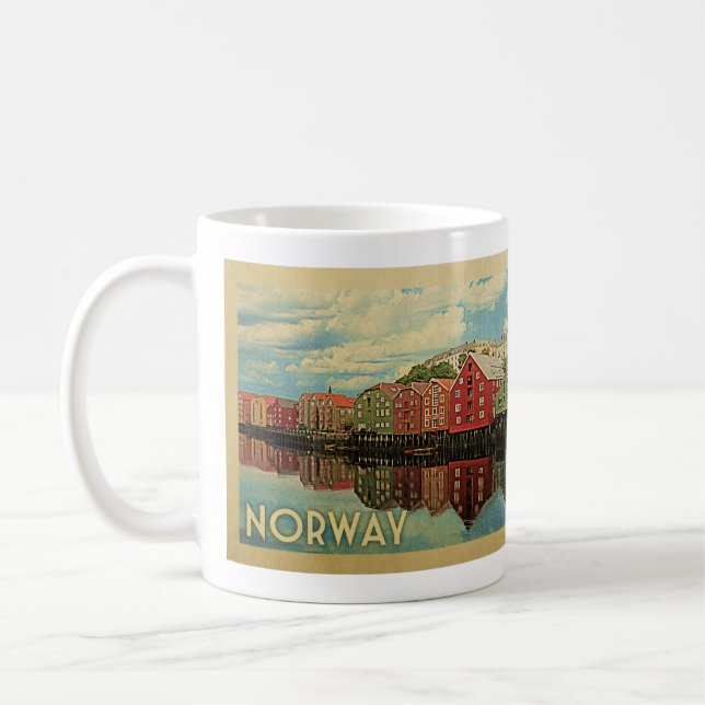 Taza De Café Viaje de cosecha de Noruega (Izquierda)
