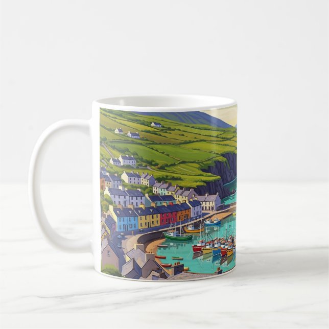Taza De Café Viaje de Dingle Ireland (Izquierda)