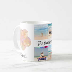 Taza De Café Viaje de familia fotográfica por año en Hawái con