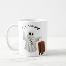 Taza De Café Viaje de Fantasma Divertido 
