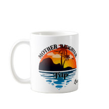 Viaje de hija madre, fuga de atardecer tropical