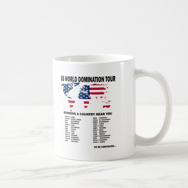Taza De Café Viaje de la dominación del mundo (Derecha)