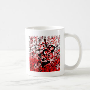 Taza De Café Viaje de Música-Rojo_