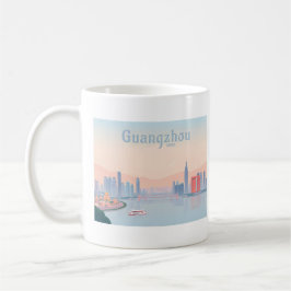 Taza De Café Viaje de Pastel de Río Perla de Guangzhou China