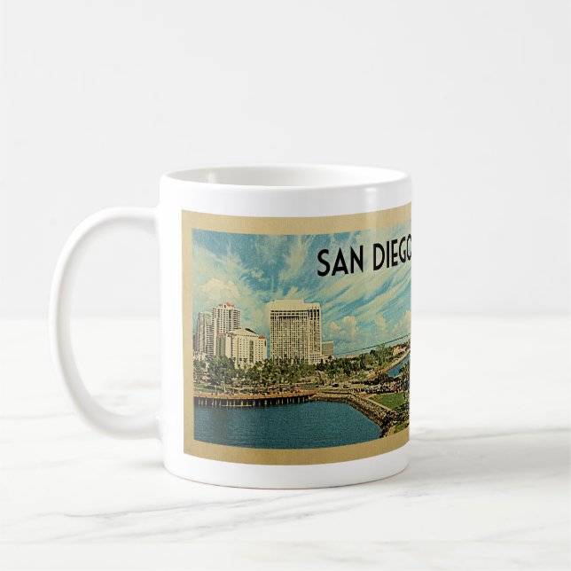 Taza De Café Viaje de San Diego California (Izquierda)