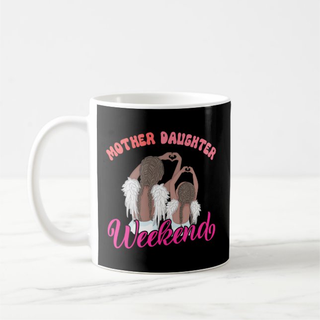 Taza De Café Viaje de vacaciones de la familia Madre Hija Weeke (Izquierda)
