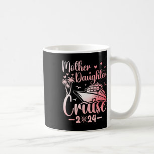 Taza De Café Viaje de vacaciones familiares de Madre Hija Cruis