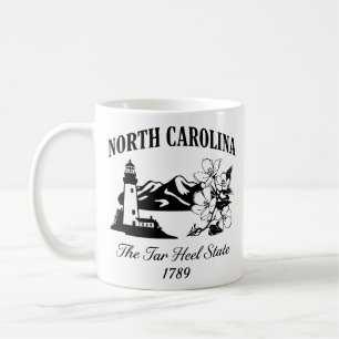 Taza De Café Viaje de Vieja Carolina del Norte