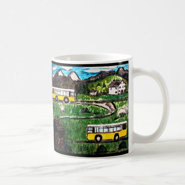 Taza De Café Viaje del autobús (Derecha)