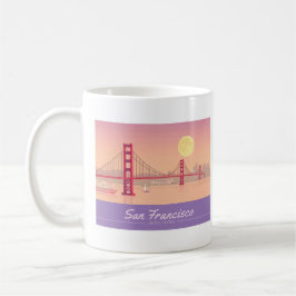 Taza De Café Viaje del puente Golden Gate de San Francisco