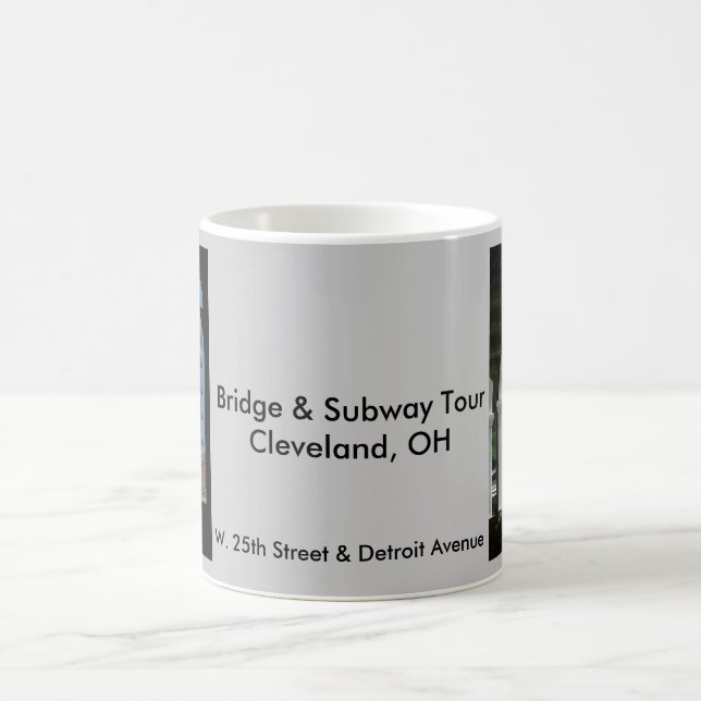 Taza De Café Viaje del puente y del subterráneo de Cleveland (Centro)
