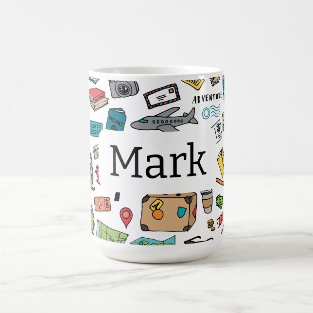 Taza De Café Viaje en avión Viajero de Londres (Centro)