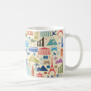 Taza De Café viaje en el mundo