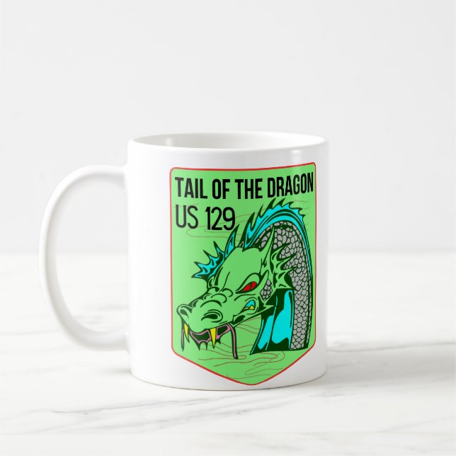 Taza De Café Viaje en moto de la cola del Dragon Deals Gap (Izquierda)