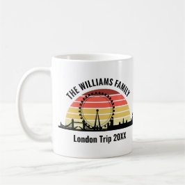 Taza De Café Viaje familiar de Personalizados Sunset en Londres