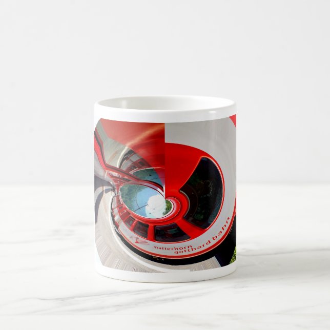 Taza De Café Viaje final en tren suizo, omega (Centro)