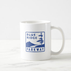 Taza De Café Viaje por carretera Blue Ridge Parkway Retro