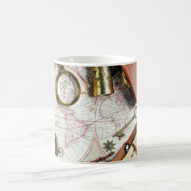 Taza De Café Viaje retro (Centro)