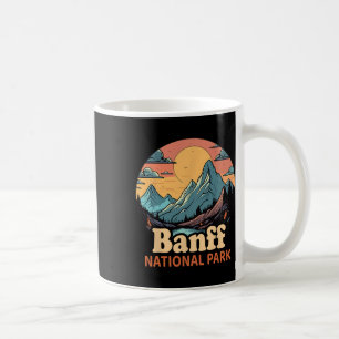 Taza De Café Viaje retro de senderismo y camping en el Parque N